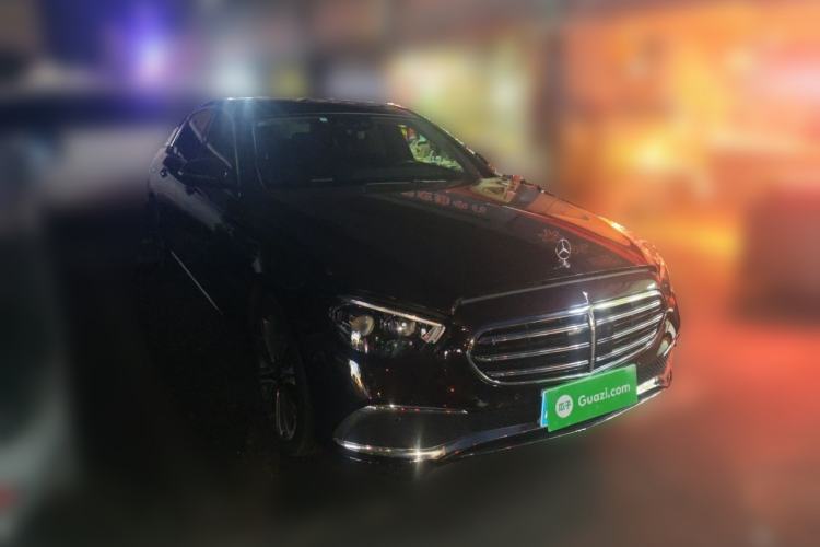 Used Mercedes-Benz E-Class 2021 E 350 L 4MATIC Front Right 45 Deg
