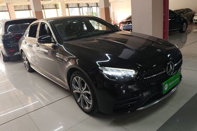 Used Mercedes-Benz E-Class 2021 E 300 L Sporty and Stylish Model Front Right 45 Deg
