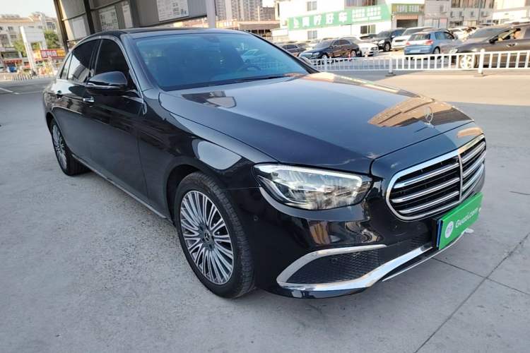 Used Mercedes-Benz E-Class 2021 E 300 L Stylish Model Front Right 45 Deg