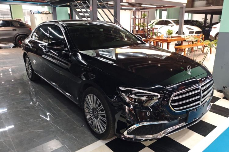 Used Mercedes-Benz E-Class 2021 E 300 L Stylish Model Front Right 45 Deg