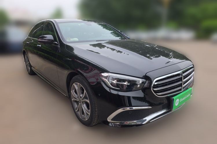 Used Mercedes-Benz E-Class 2021 E 300 L Sporty and Stylish Model Front Right 45 Deg