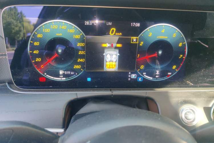 Used Mercedes-Benz E-Class 2021 E 300 L Sporty and Stylish Model Instrument Cluster