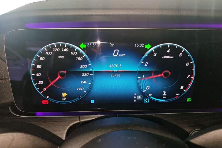 Used Mercedes-Benz E-Class 2021 E 300 L Sporty and Stylish Model Instrument Cluster