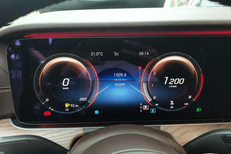 Used Mercedes-Benz E-Class 2021 E 300 L Sporty and Stylish Model Instrument Cluster