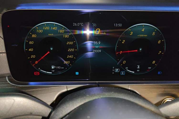 Used Mercedes-Benz E-Class 2021 E 300 L Sporty and Stylish Model Instrument Cluster