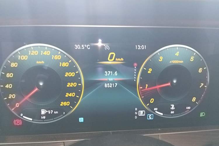 Used Mercedes-Benz E-Class 2021 E 300 L Sporty and Stylish Model Instrument Cluster