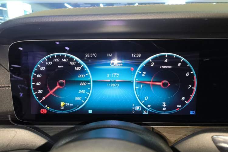 Used Mercedes-Benz E-Class 2021 E 300 L Sporty and Stylish Model Instrument Cluster