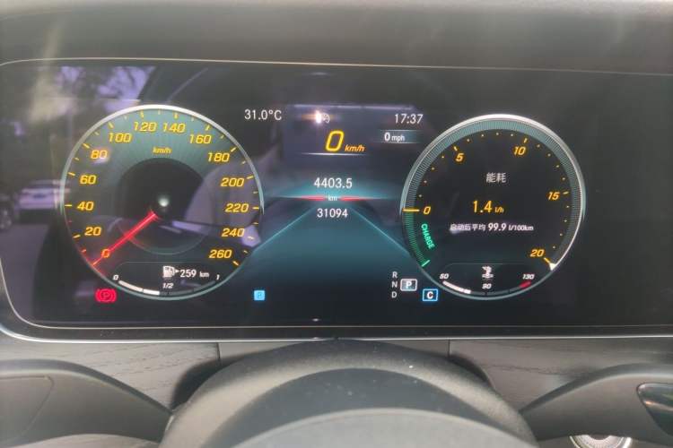 Used Mercedes-Benz E-Class 2021 E 300 L Sporty and Stylish Model Instrument Cluster