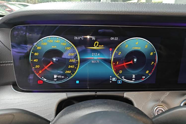 Used Mercedes-Benz E-Class 2021 E 300 L Sporty and Stylish Model Instrument Cluster