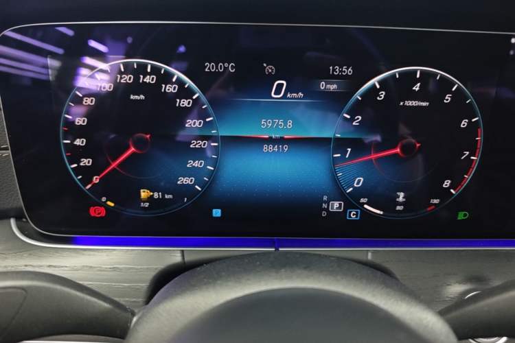 Used Mercedes-Benz E-Class 2021 Restyled E 300 L Sporty and Stylish Edition Instrument Cluster