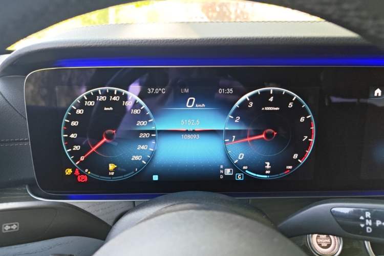 Used Mercedes-Benz E-Class 2021 E 300 L Sporty and Stylish Model Instrument Cluster