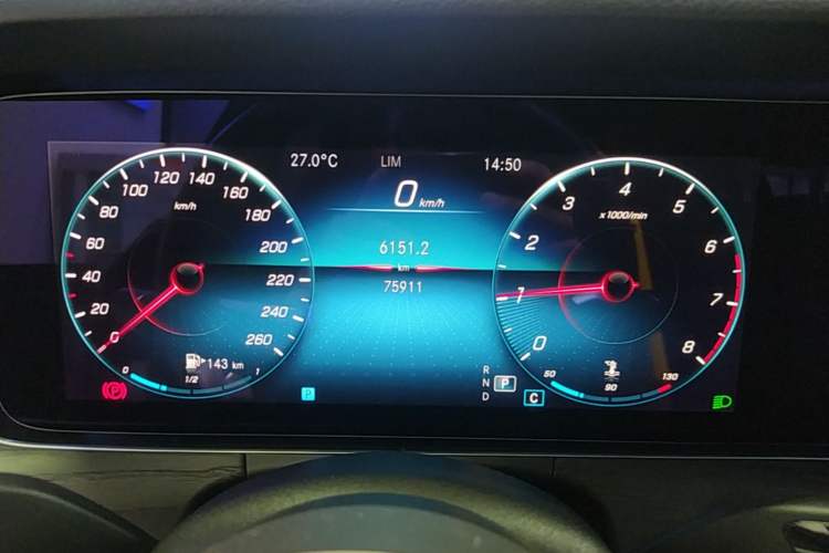 Used Mercedes-Benz E-Class 2021 E 300 L Sporty and Stylish Model Instrument Cluster