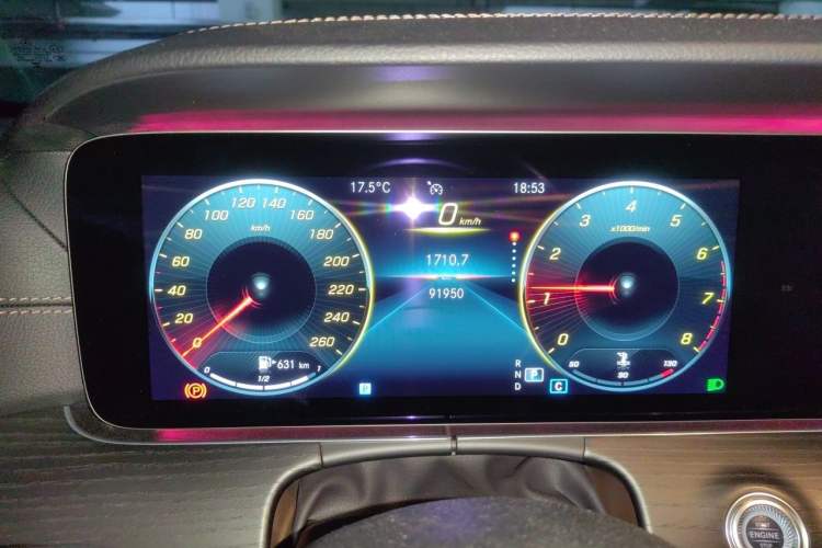 Used Mercedes-Benz E-Class 2021 E 300 L Sporty and Stylish Model Instrument Cluster