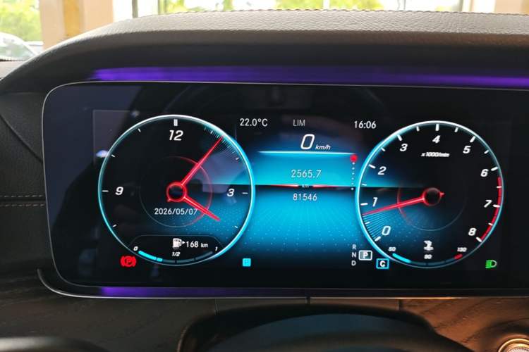 Used Mercedes-Benz E-Class 2021 E 300 L Sporty and Stylish Model Instrument Cluster