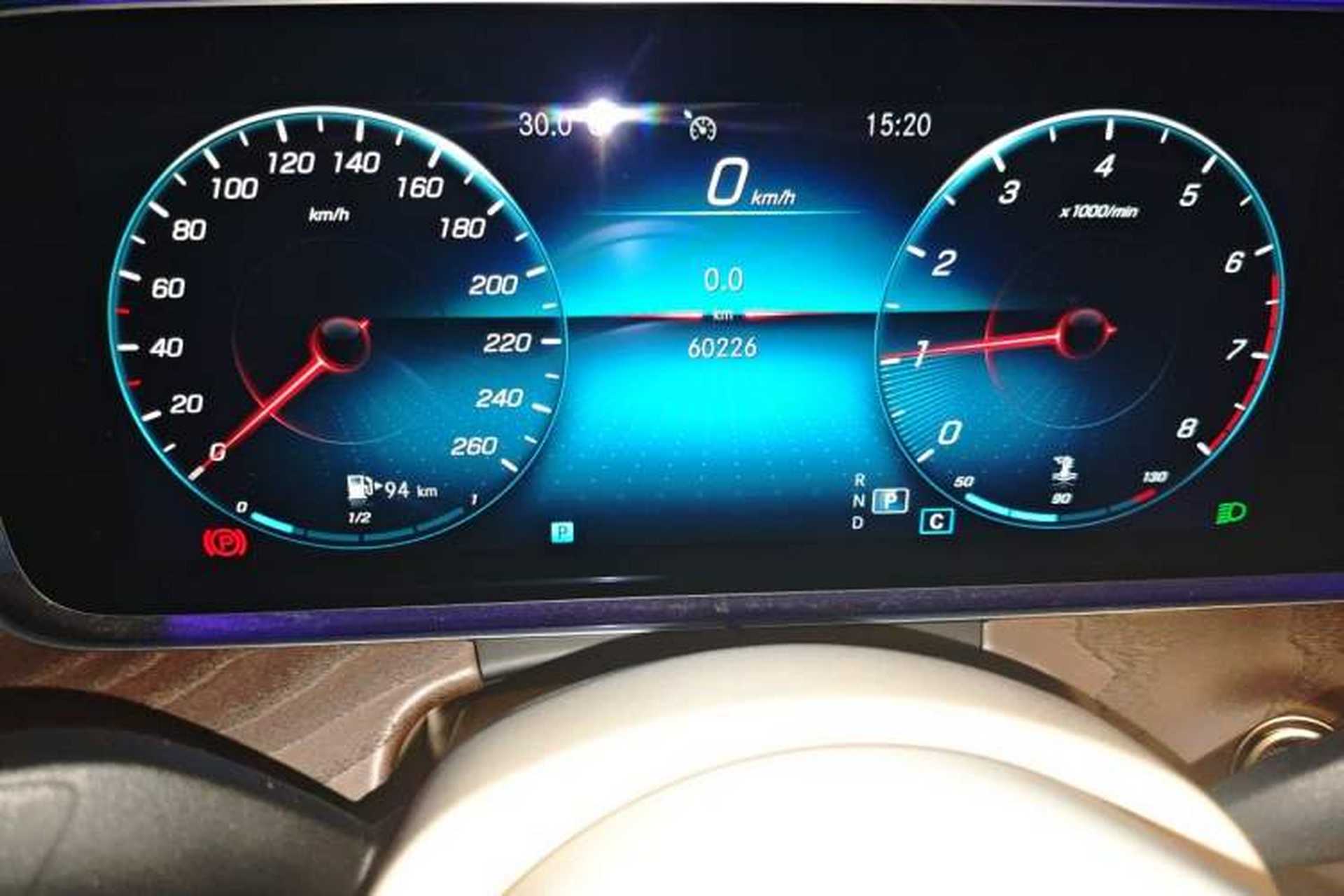 Used Mercedes-Benz E-Class 2021 E 300 L Sporty and Stylish Model Instrument Cluster
