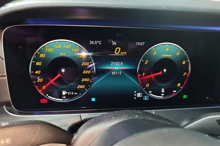 Used Mercedes-Benz E-Class 2021 E 300 L Sporty and Stylish Model Instrument Cluster