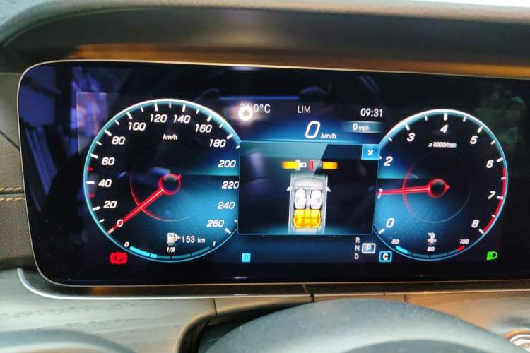 Used Mercedes-Benz E-Class 2021 E 300 L Sporty and Stylish Model Instrument Cluster
