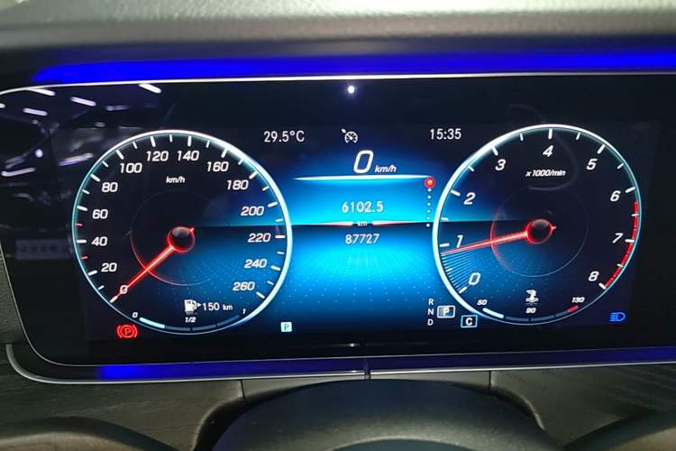 Used Mercedes-Benz E-Class 2021 E 300 L Sporty and Stylish Model Instrument Cluster