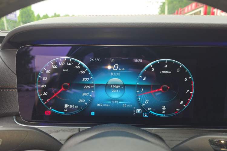 Used Mercedes-Benz E-Class 2021 E 300 L Sporty and Stylish Model Instrument Cluster