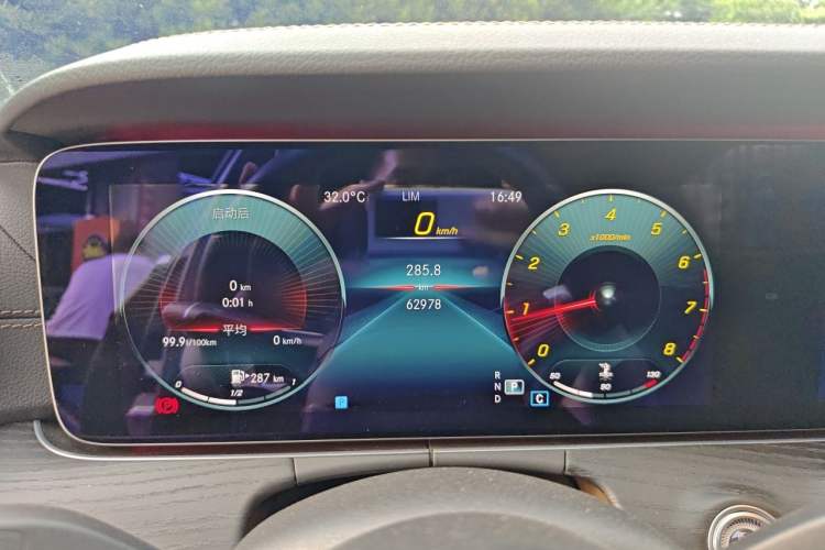 Used Mercedes-Benz E-Class 2021 E 300 L Sporty and Stylish Model Instrument Cluster
