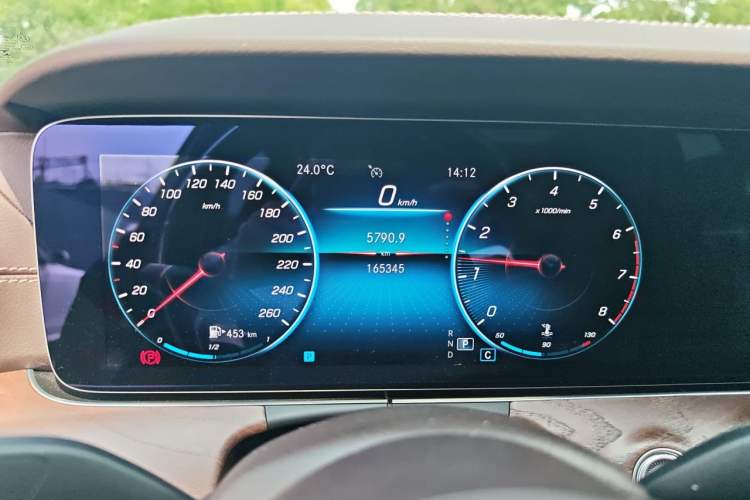 Used Mercedes-Benz E-Class 2021 E 300 L Sporty and Stylish Model Instrument Cluster