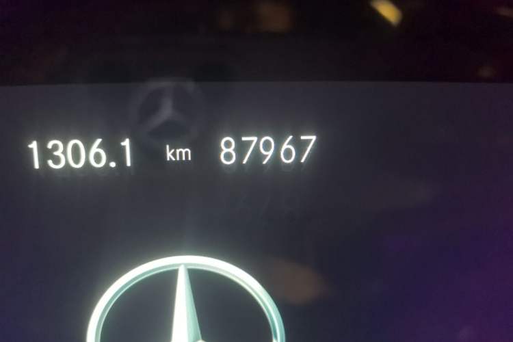 Used Mercedes-Benz E-Class 2021 E 300 L Luxury Model Odometer Close Up