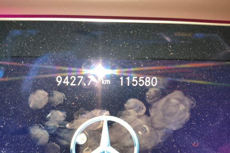 Used Mercedes-Benz E-Class 2021 E 300 L Stylish Model Odometer Close Up