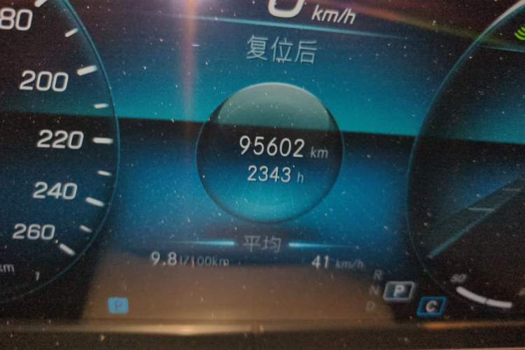 Used Mercedes-Benz E-Class 2021 Restyled E 300 L Sport Luxury Edition Odometer Close Up
