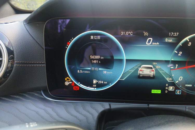 Used Mercedes-Benz E-Class 2021 E 260 Stylish Sports Edition Odometer Close Up