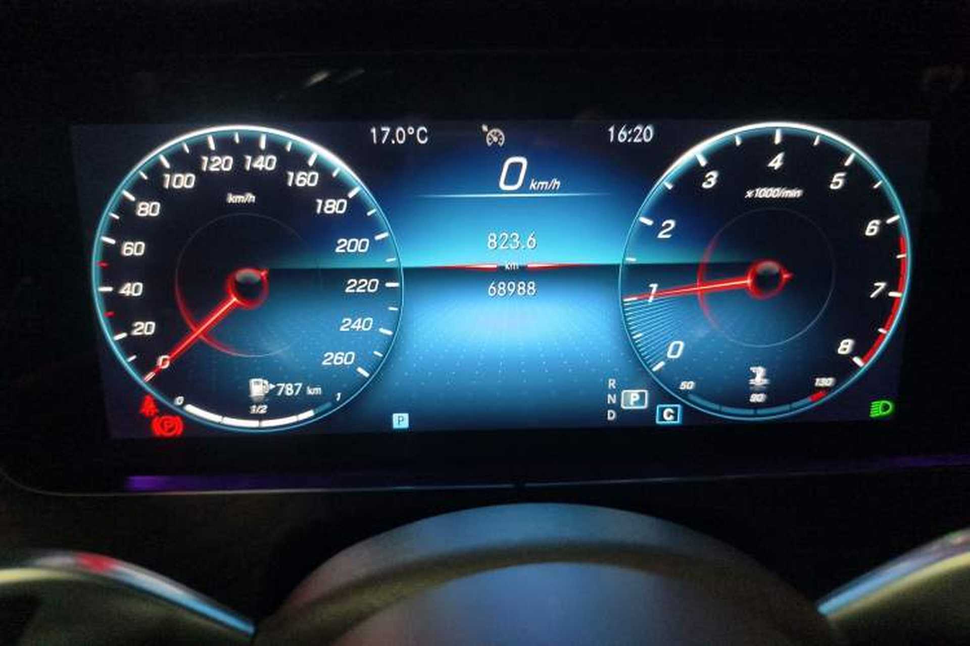 Used Mercedes-Benz E-Class 2021 Restyled E 300 L Luxury Edition Odometer Close Up