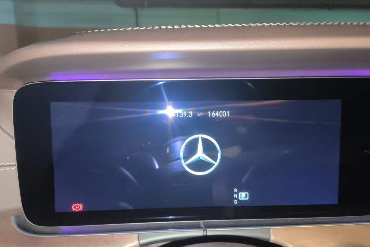 Used Mercedes-Benz E-Class 2021 E 300 L Luxury Model Odometer Close Up