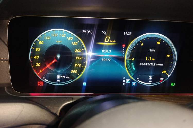 Used Mercedes-Benz E-Class 2021 Restyled E 300 L Sporty and Stylish Edition Odometer Close Up