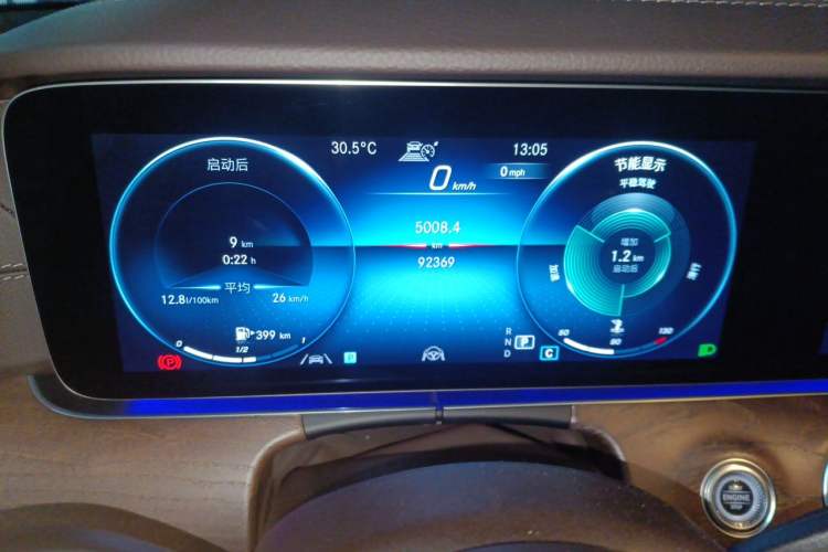 Used Mercedes-Benz E-Class 2021 Facelifted E 300 L Prestige Edition Odometer Close Up