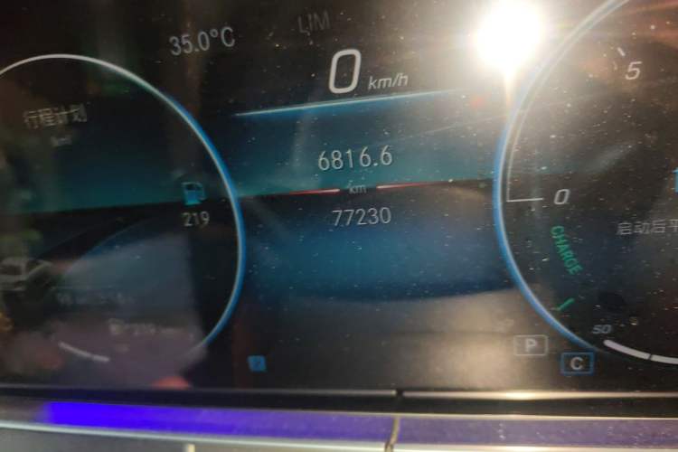 Used Mercedes-Benz E-Class 2021 Updated E 260 Fashion Sport Edition Odometer Close Up