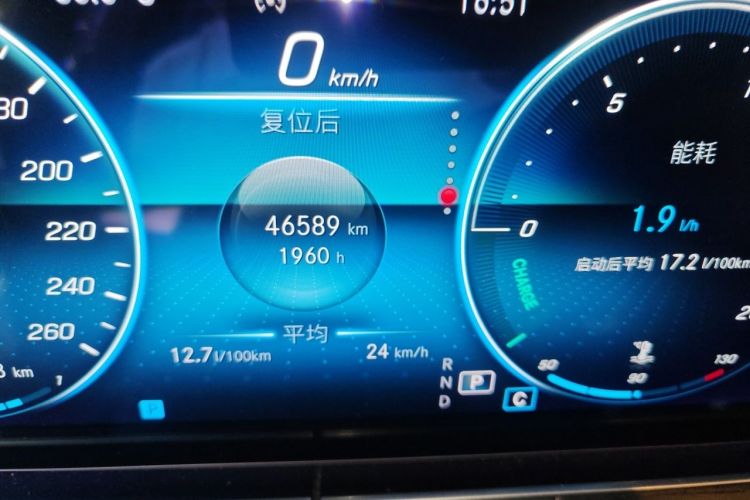 Used Mercedes-Benz E-Class 2021 E 300 L Sport Premium Edition Odometer Close Up