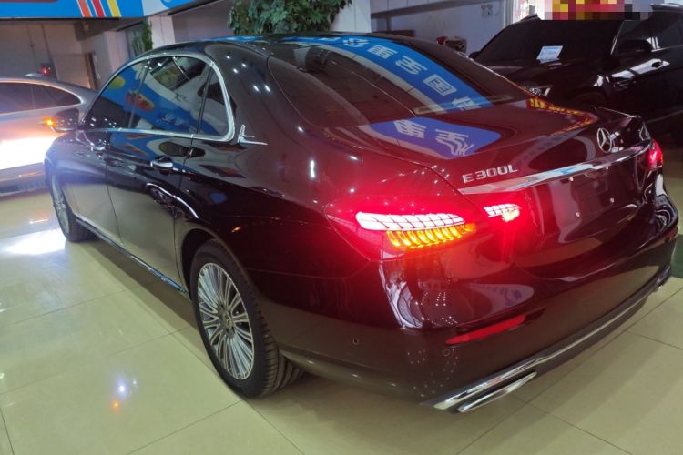 Used Mercedes-Benz E-Class 2021 E 300 L Stylish Model Rear Left 45 Deg