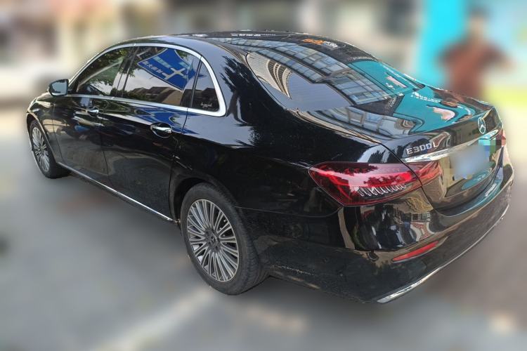 Used Mercedes-Benz E-Class 2021 E 300 L Luxury Model Rear Left 45 Deg