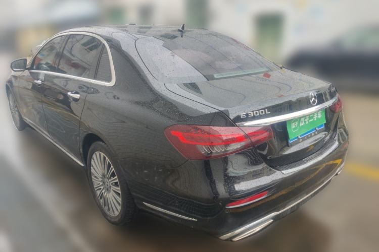 Used Mercedes-Benz E-Class 2021 E 300 L Stylish Model Rear Left 45 Deg