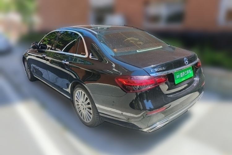 Used Mercedes-Benz E-Class 2021 E 300 L Stylish Model Rear Left 45 Deg