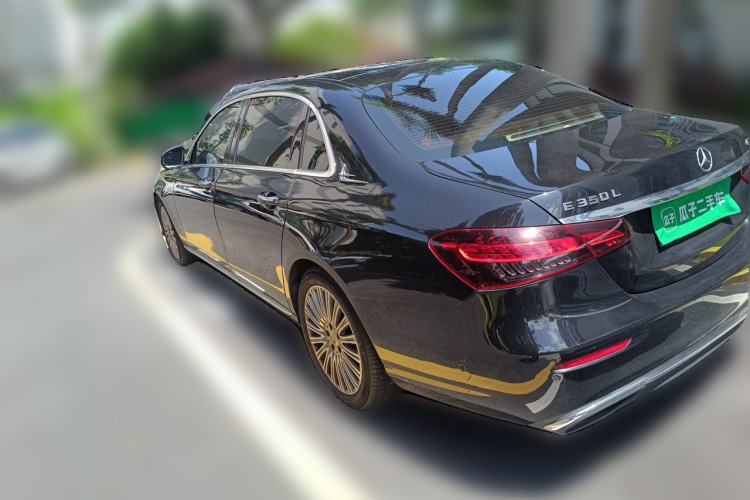 Used Mercedes-Benz E-Class 2021 E 300 L Luxury Model Rear Left 45 Deg