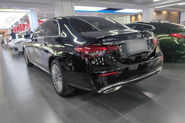 Used Mercedes-Benz E-Class 2021 E 300 L Stylish Model Rear Left 45 Deg