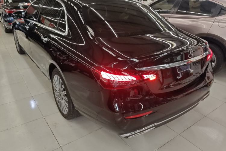 Used Mercedes-Benz E-Class 2021 E 300 L Stylish Model Rear Left 45 Deg