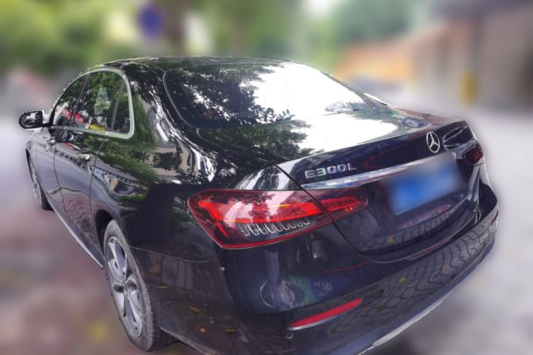 Used Mercedes-Benz E-Class 2021 E 300 L Sporty and Stylish Model Rear Left 45 Deg