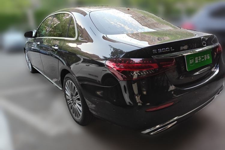 Used Mercedes-Benz E-Class 2021 E 300 L Stylish Model Rear Left 45 Deg