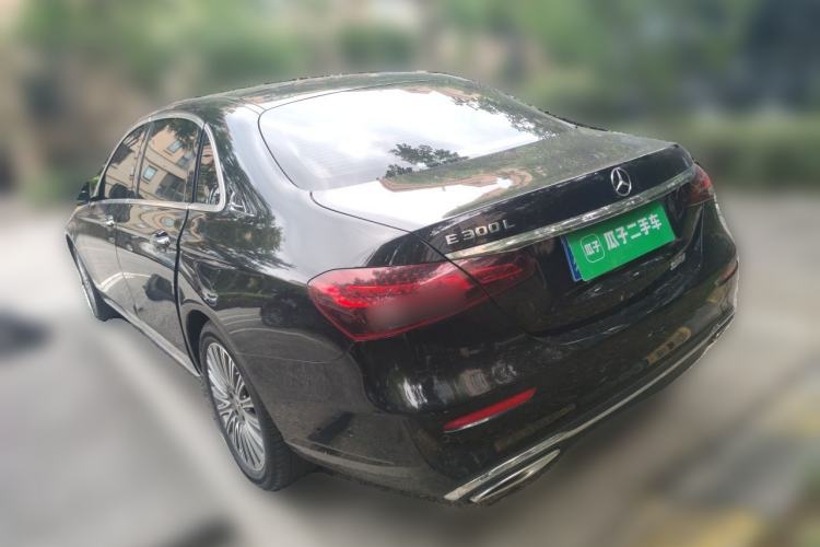 Used Mercedes-Benz E-Class 2021 E 300 L Stylish Model Rear Left 45 Deg