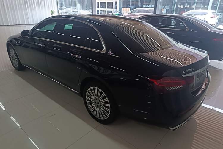 Used Mercedes-Benz E-Class 2021 E 300 L Stylish Model Rear Left 45 Deg