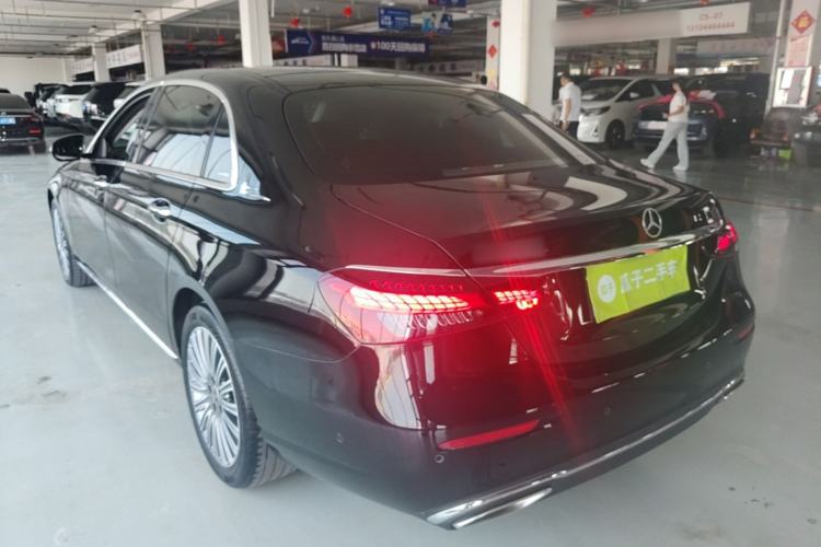 Used Mercedes-Benz E-Class 2021 E 300 L Stylish Model Rear Left 45 Deg