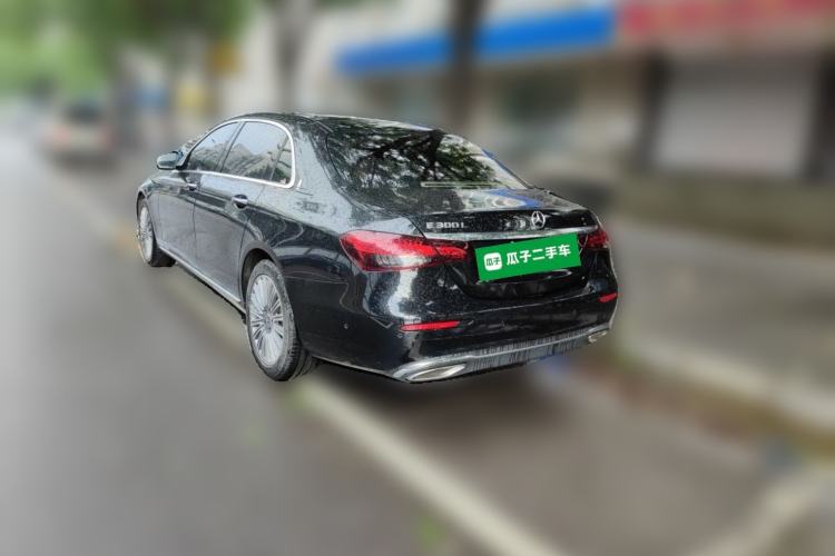 Used Mercedes-Benz E-Class 2021 E 300 L Stylish Model Rear Left 45 Deg