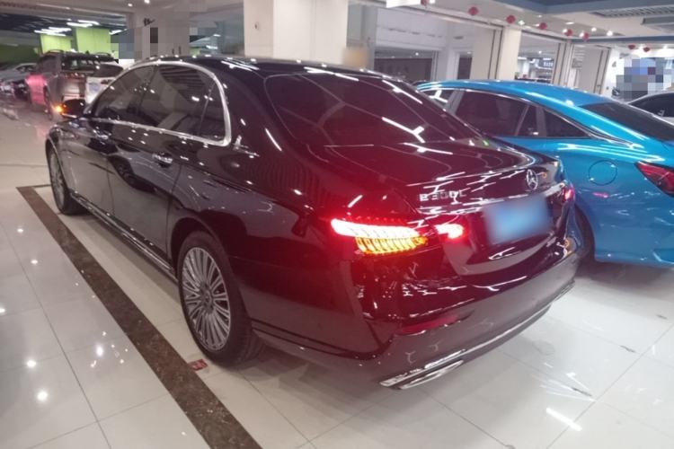 Used Mercedes-Benz E-Class 2021 E 300 L Stylish Model Rear Left 45 Deg