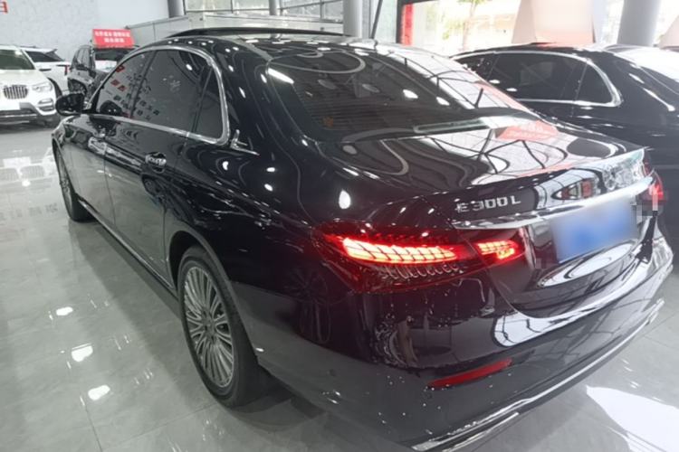 Used Mercedes-Benz E-Class 2021 E 300 L Stylish Model Rear Left 45 Deg